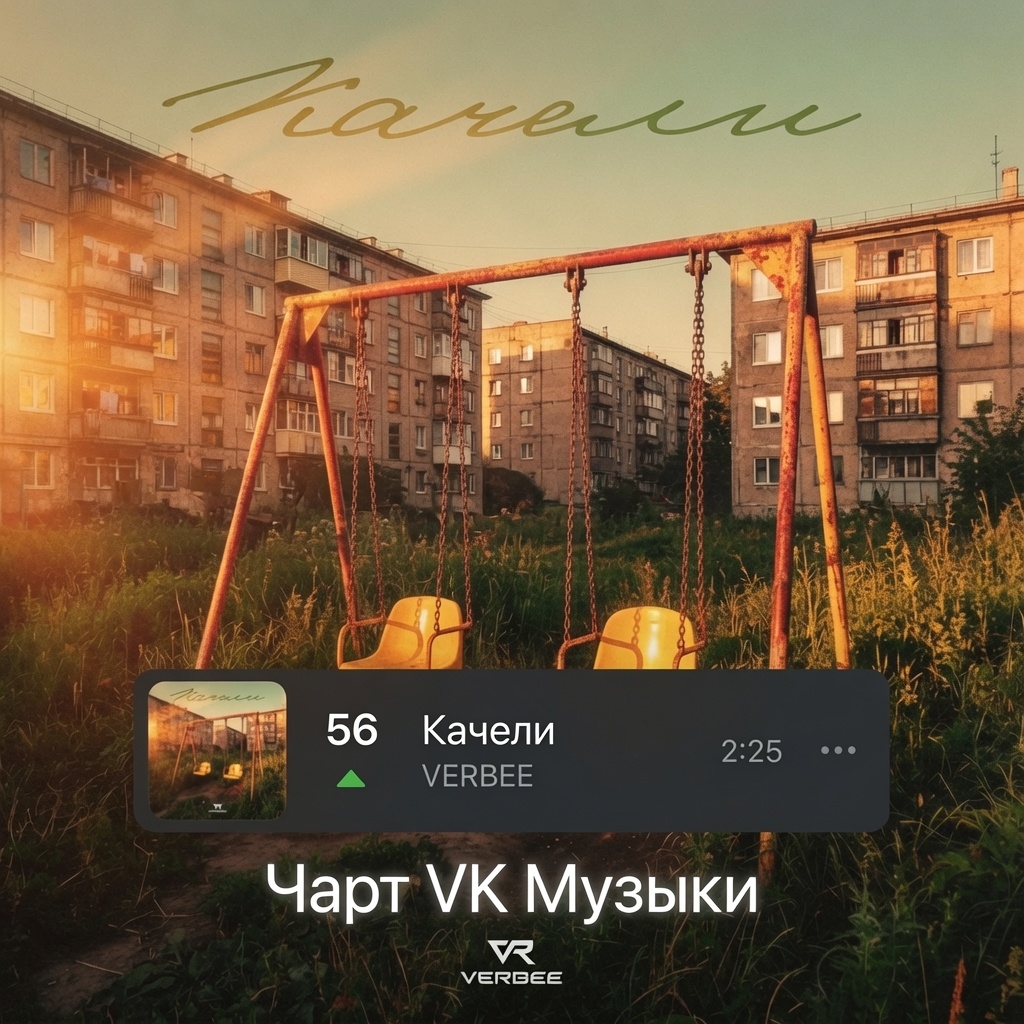 Новый сингл VERBEE взлетает в чарте VK Музыки.